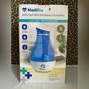 🦋B2G1🦋MEDIBIO Cool Mist Ultrasonic Humidifier 2.5L